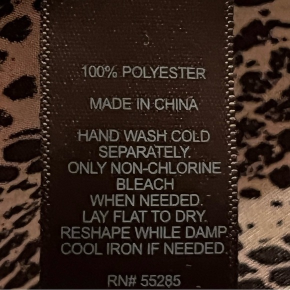 Express Snakeskin Tie Back Halter Top Women’s Size Small - Picture 11 of 11